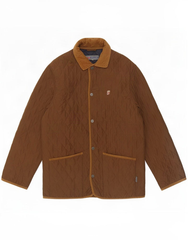 Armata Di Mare Herren Steppjacke IT 52 XL Braun Polyester