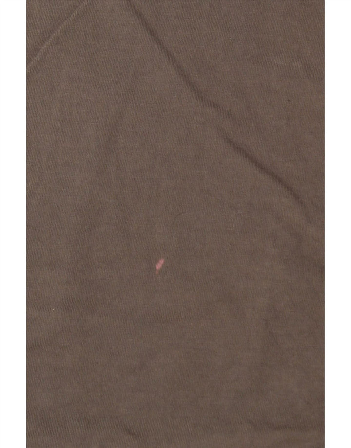 Levi's Womens Graphic T-Shirt Top UK 14 Mittelgraue Baumwolle