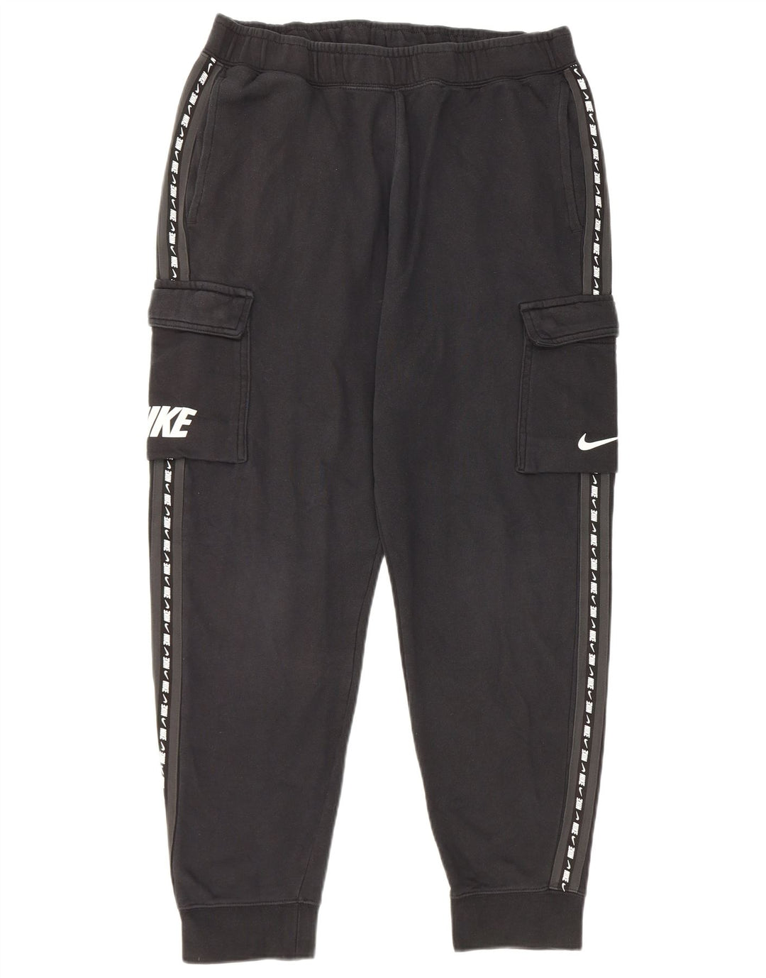 Nike Herren Graphic Cargo-Trainingshose, Jogginghose, mittelschwarz, Baumwolle