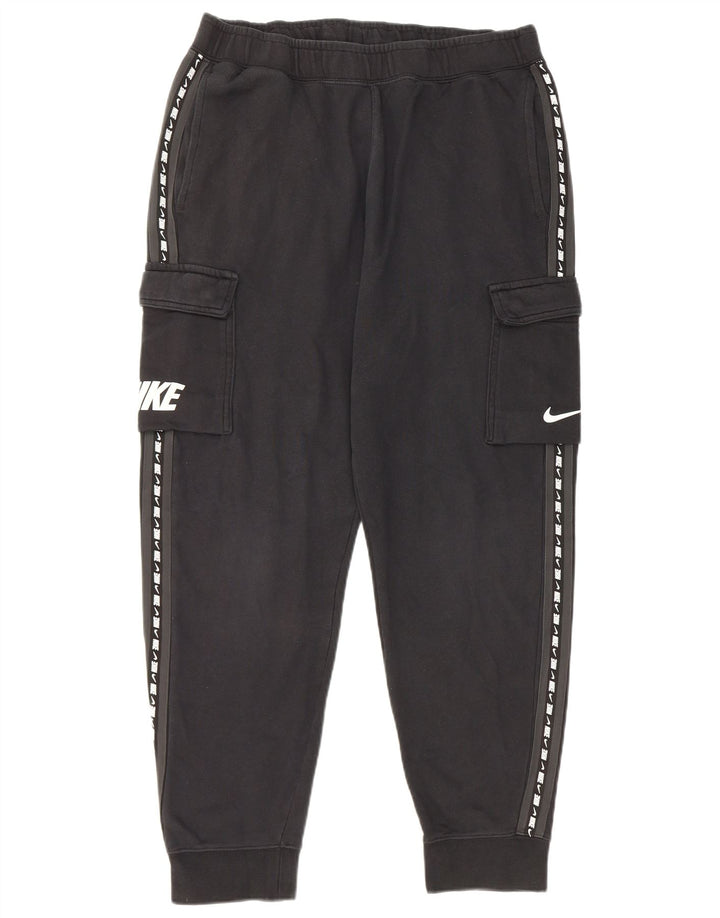 Nike Herren Graphic Cargo-Trainingshose, Jogginghose, mittelschwarz, Baumwolle