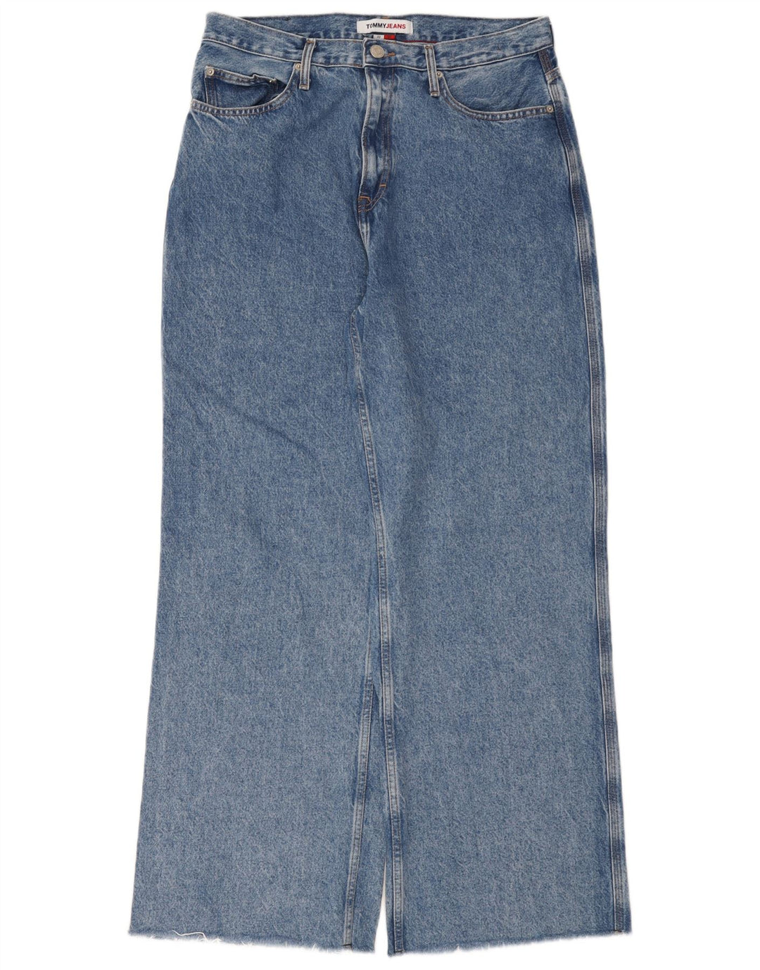 Tommy Hilfiger Damen-Jeans mit weitem Bein, W32, L32, Blau