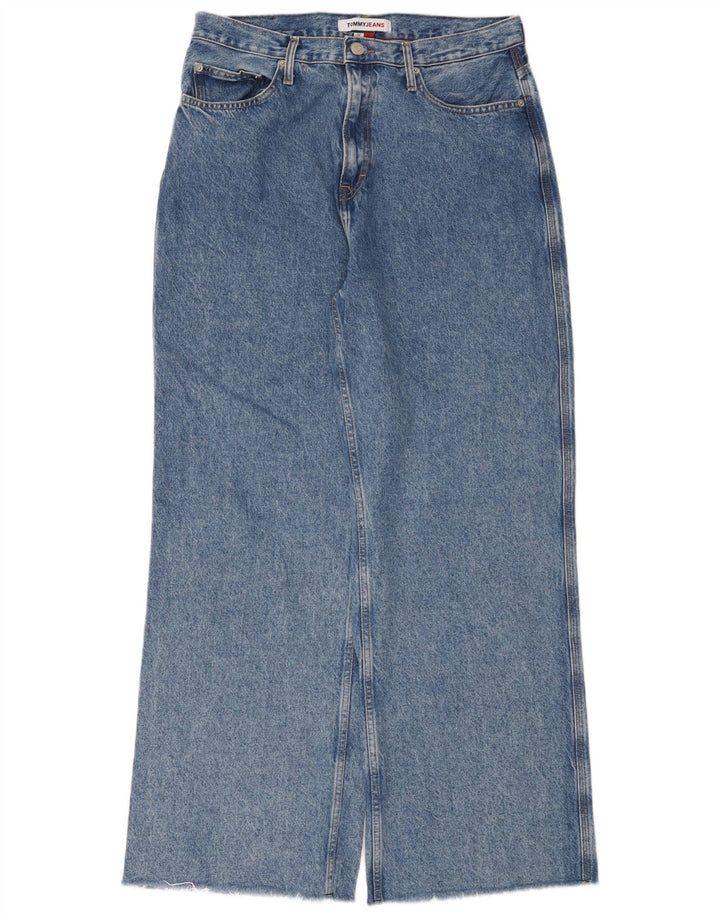 Tommy Hilfiger Damen-Jeans mit weitem Bein, W32, L32, Blau