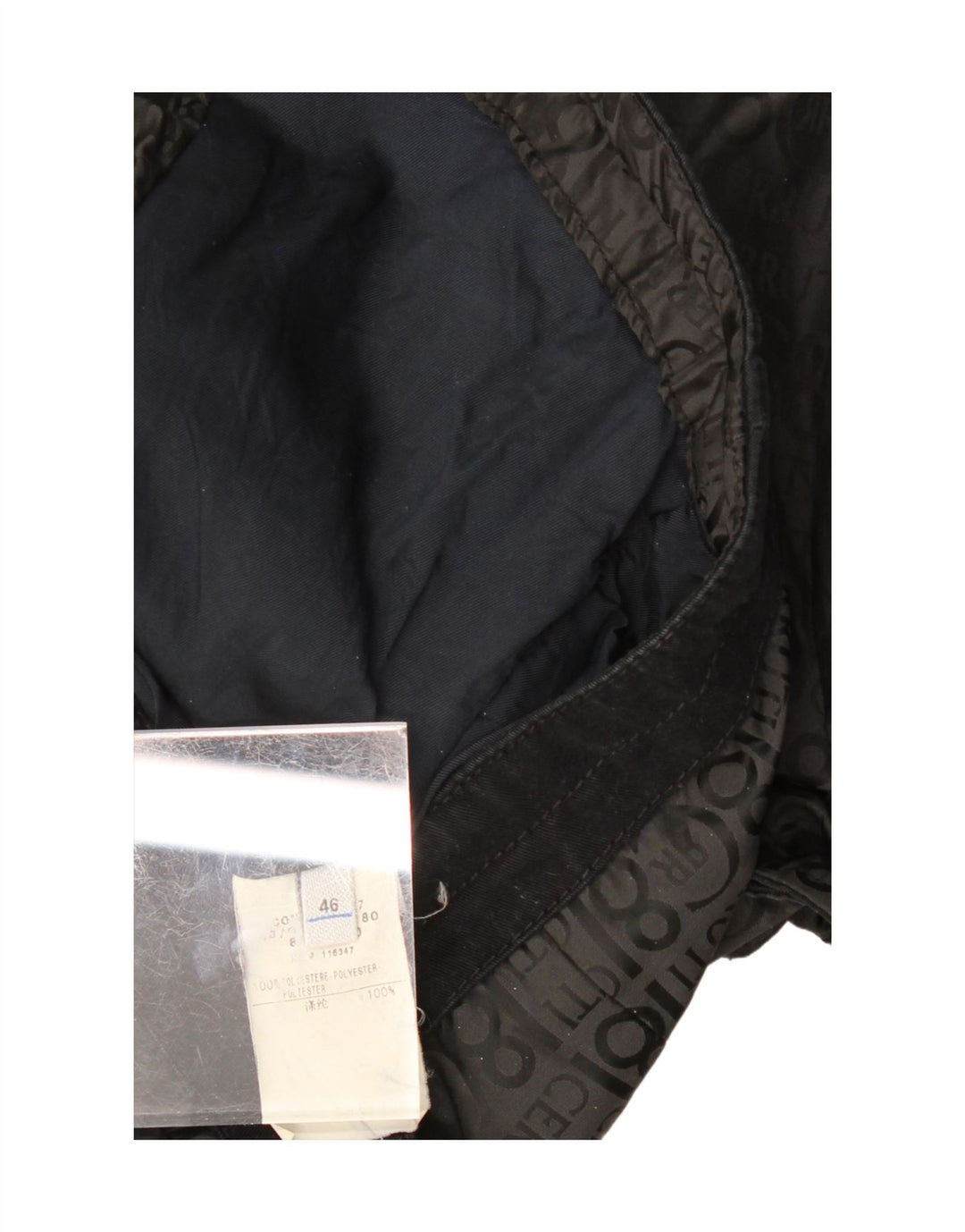 CERRUTI 1881 Womens Graphic Bomber Jacket IT 46 Large Black Spotted Vintage Cerruti 1881 and Second-Hand Cerruti 1881 from Messina Hembry 