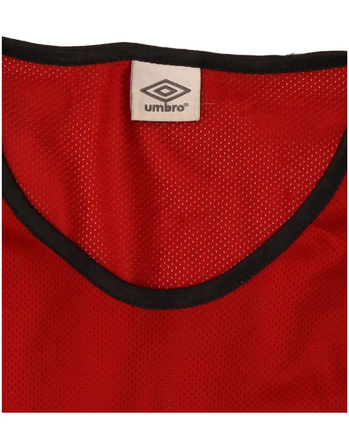Umbro Herren Graphic Vest Top XL Rot Polyester Sport