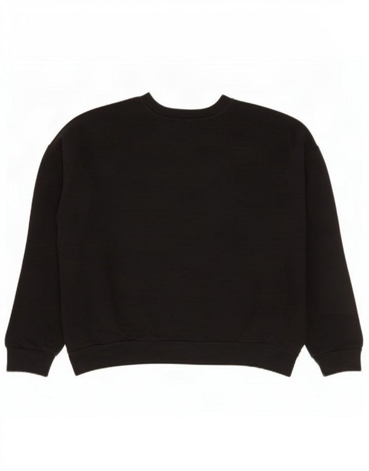Zara Damen-Sweatshirt mit Grafik, übergroß, Gr. 40, Größe L, Schwarz, Baumwolle