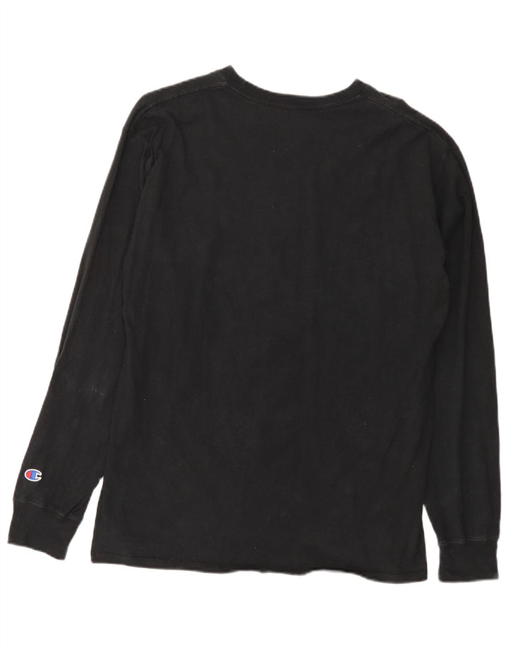 Champion Herren-Top, langärmelig, Größe L, Schwarz