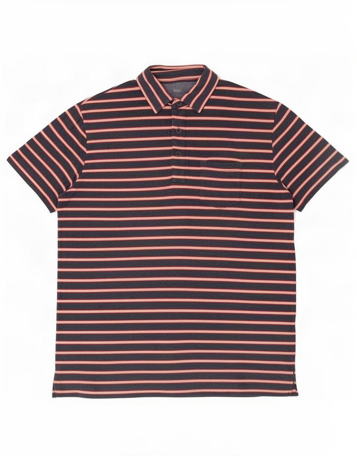 Gap Herren Poloshirt Medium Marineblau gestreift