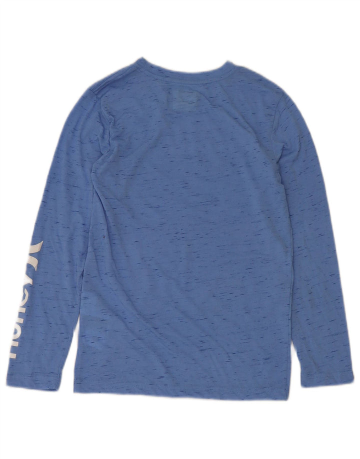 Hurley Langarmshirt mit Grafik für Jungen, 10–11 Jahre, mittelblau meliert