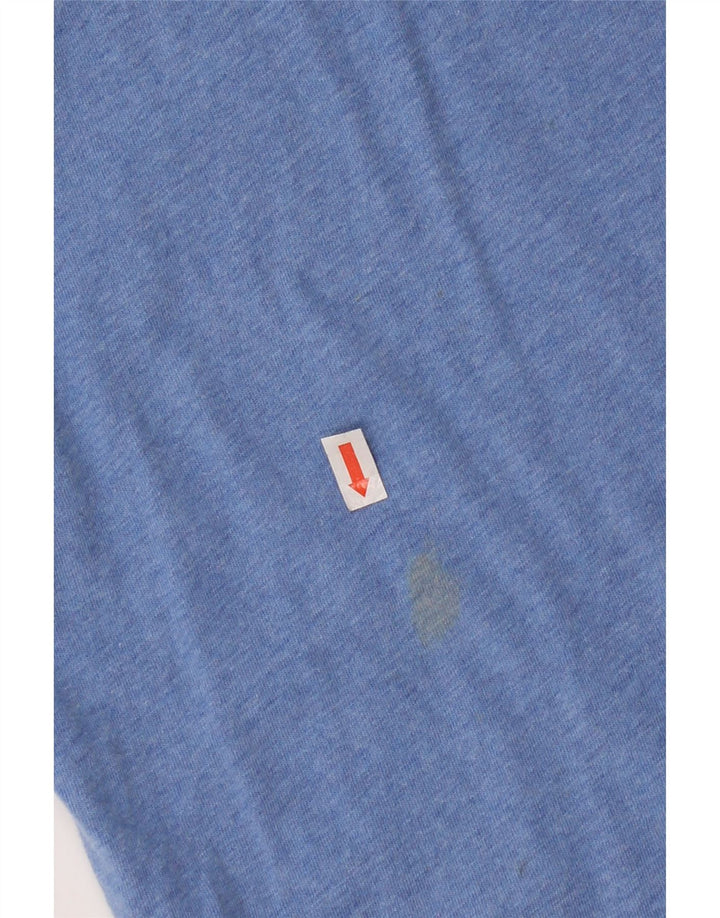 Fat Face Herren-T-Shirt mit Grafik, Größe L, aus blauer Baumwolle