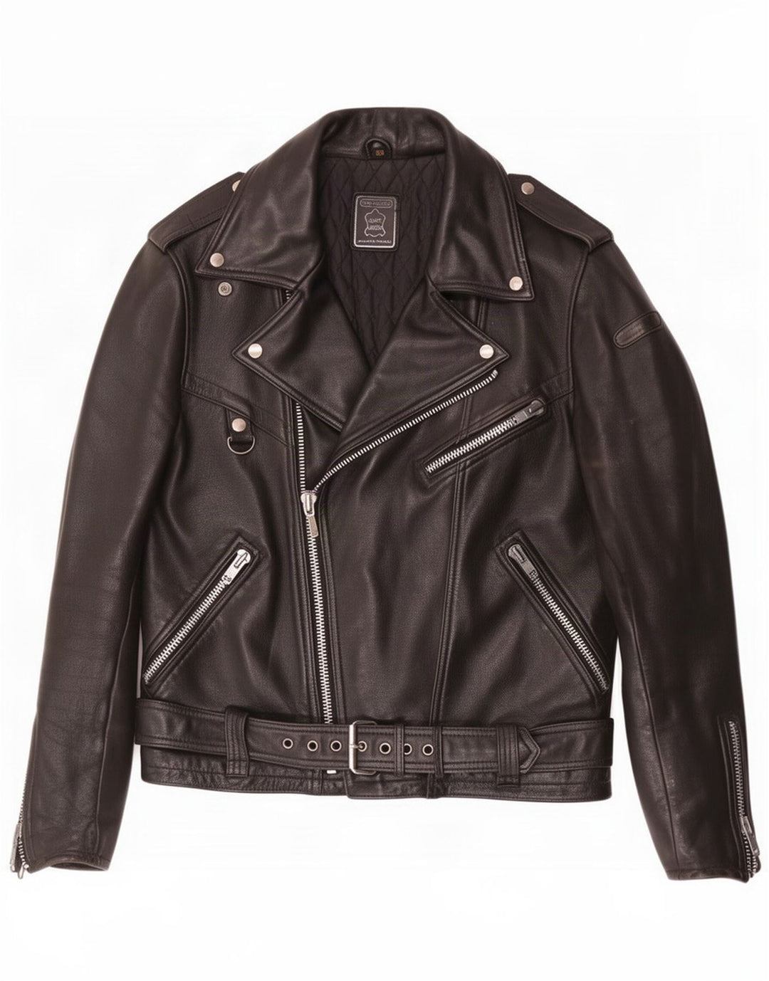 Hein Gericke Herren Leder Bikerjacke Größe 54 XL Schwarz