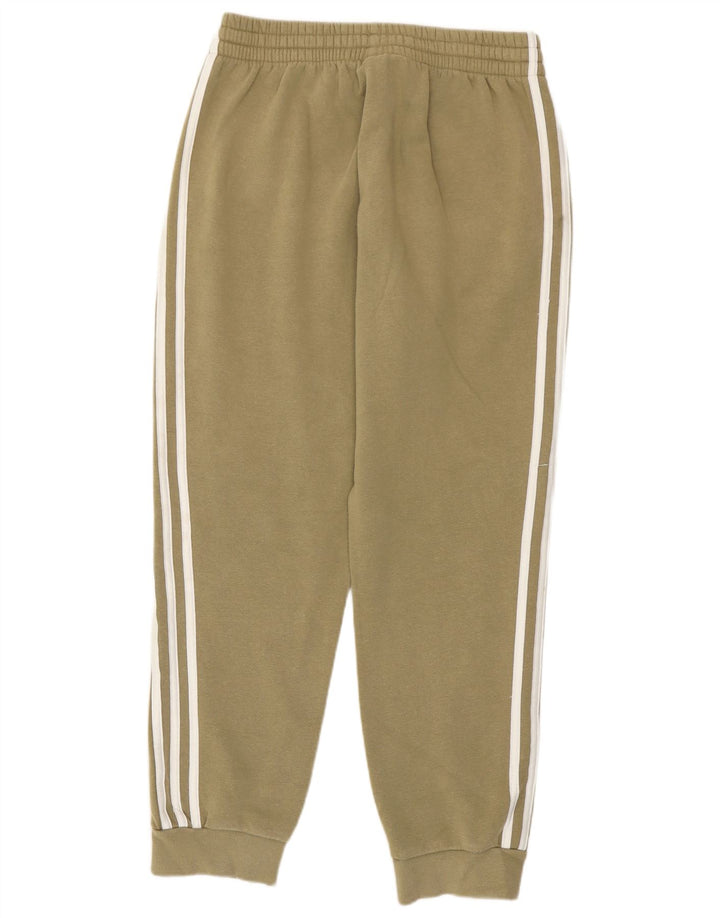 Adidas Herren-Trainingshose, Jogginghose, mittlere Khaki-Baumwolle
