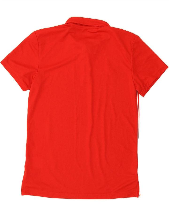 ADIDAS Mens Climalite Polo Shirt Small Red Polyester Vintage Adidas and Second-Hand Adidas from Messina Hembry 