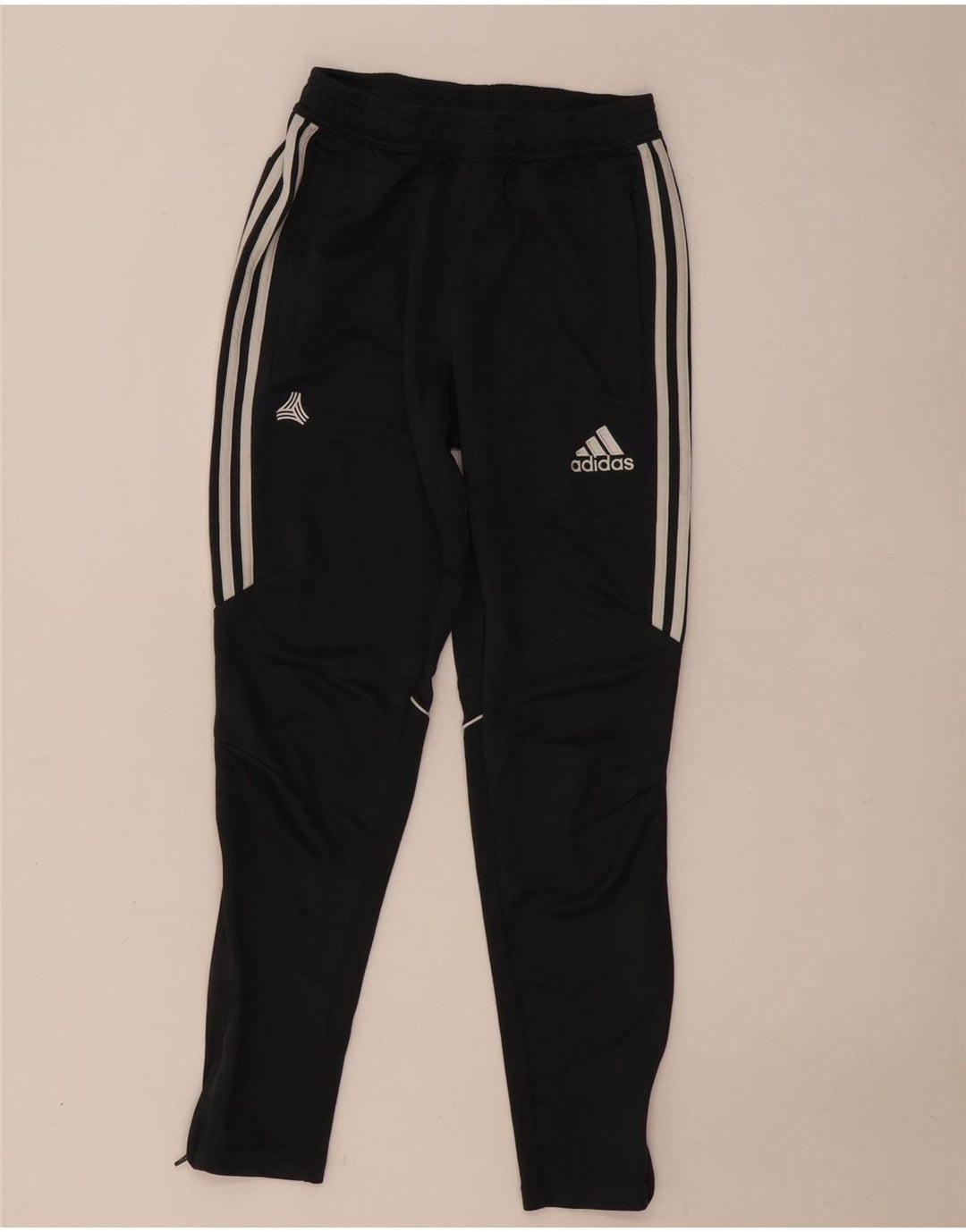 Adidas Herren-Trainingshose, klein, grau, Polyester