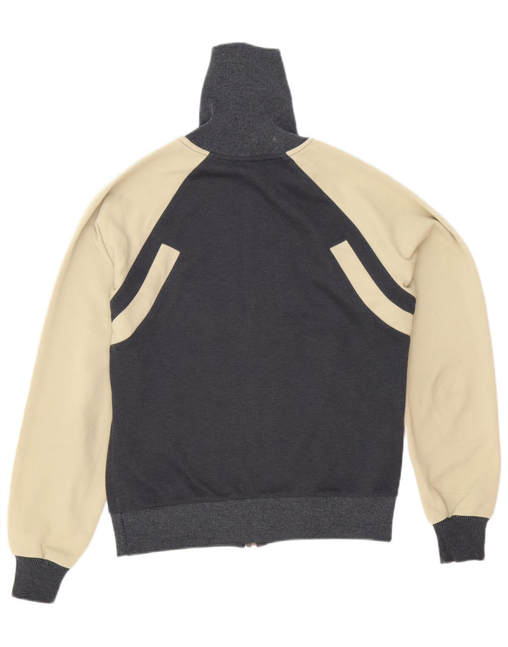 Puma Herren-Trainingsanzugoberteil, XS, graues Colourblock-Polyester
