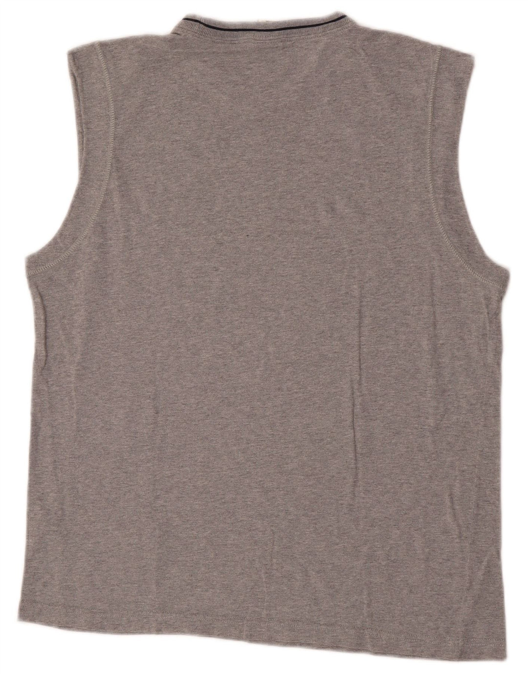 CHAMPION Herren-Weste-Top XL aus grau gesprenkelter Baumwolle