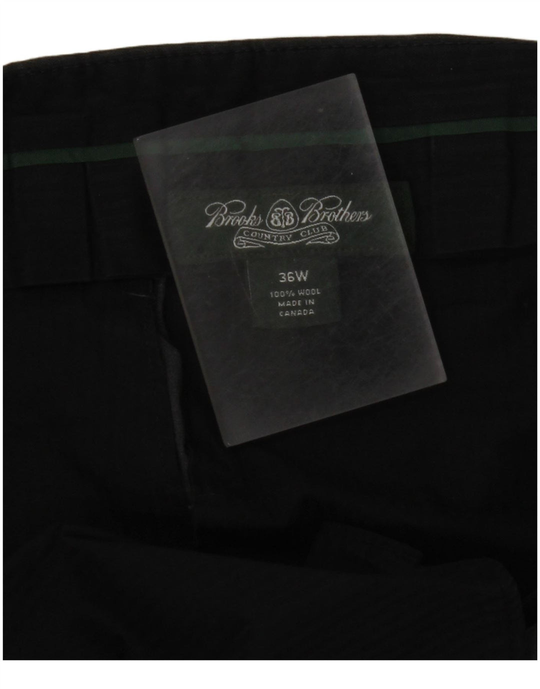 BROOKS BROTHERS Gerade Herren-Anzughose W36 L30 Graue Wolle