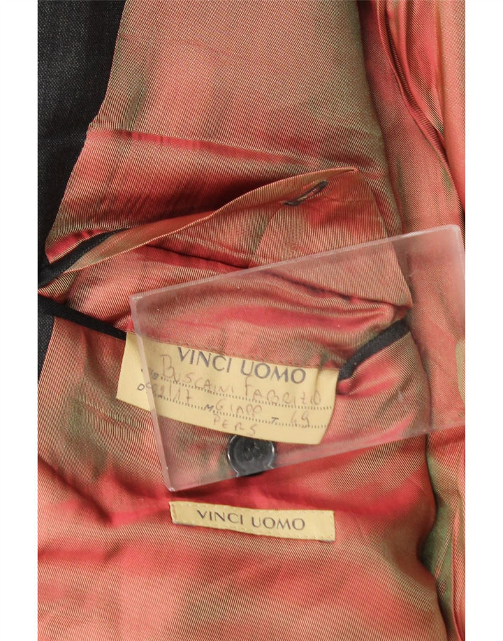 Loro Piana Herren Zweireihiger Blazer Jacke UK 40 Große graue Wolle