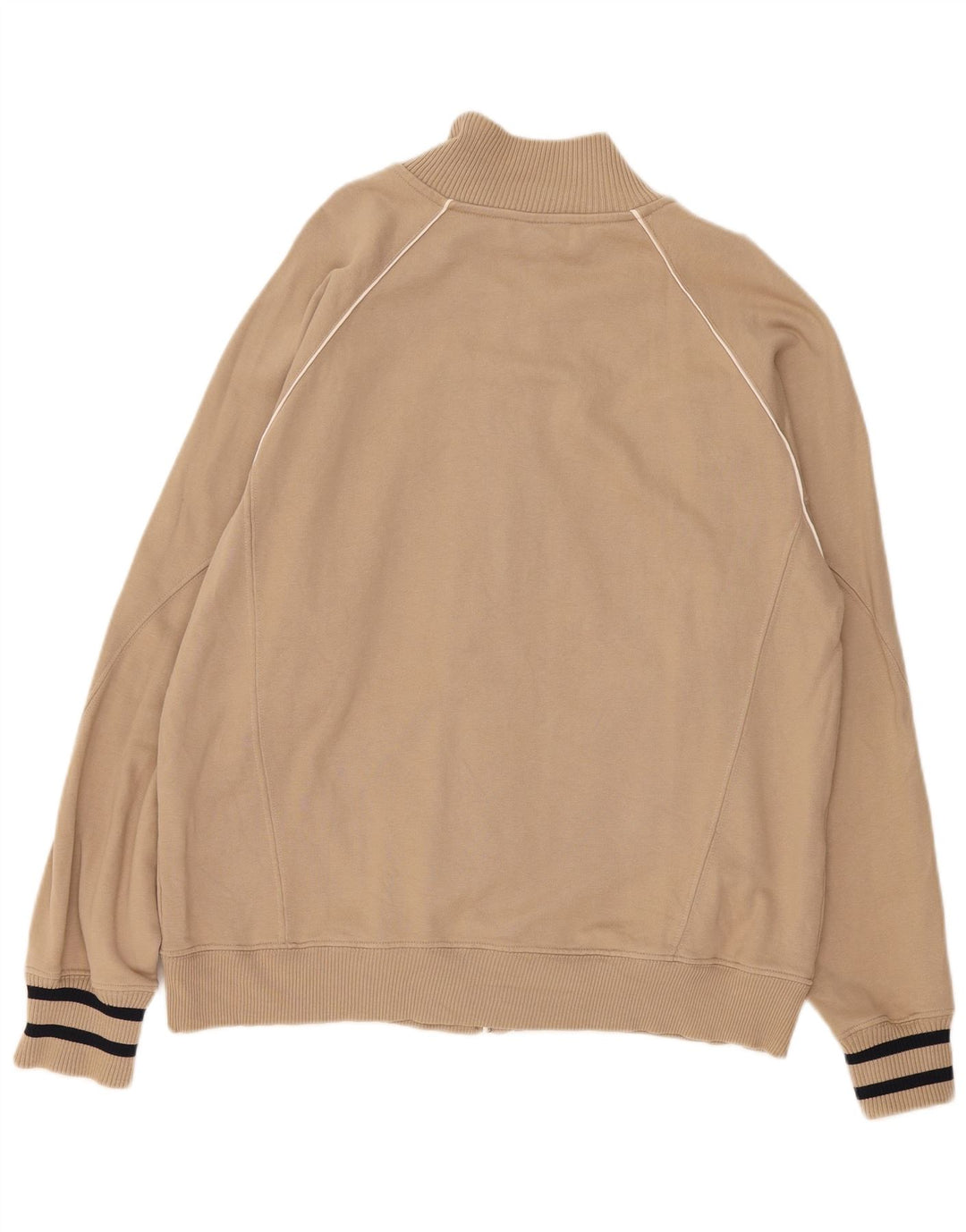 Champion Herren-Trainingsanzugoberteil, XL, beige, gestreift, Baumwolle