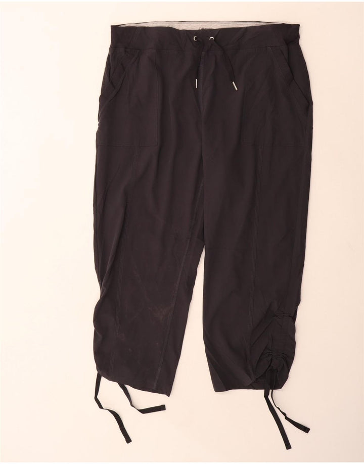 Calvin Klein Damen Capri-Trainingshose UK 18 XL Grau Polyester