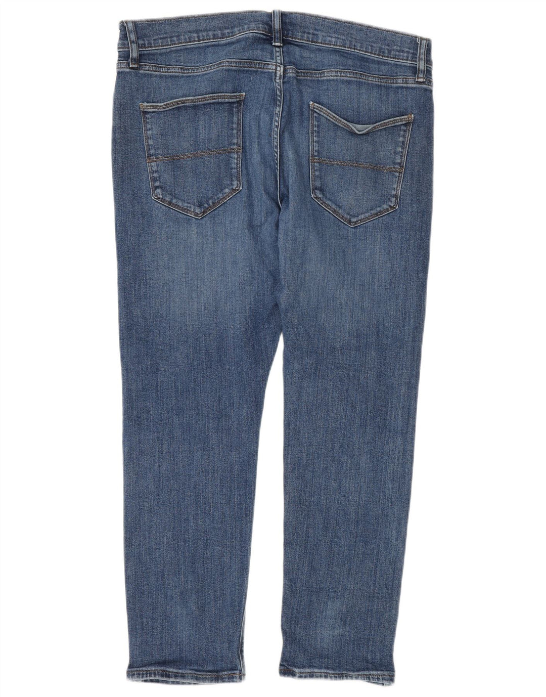 Marks & Spencer Herren Slim Jeans W34 L27 Blaue Baumwolle