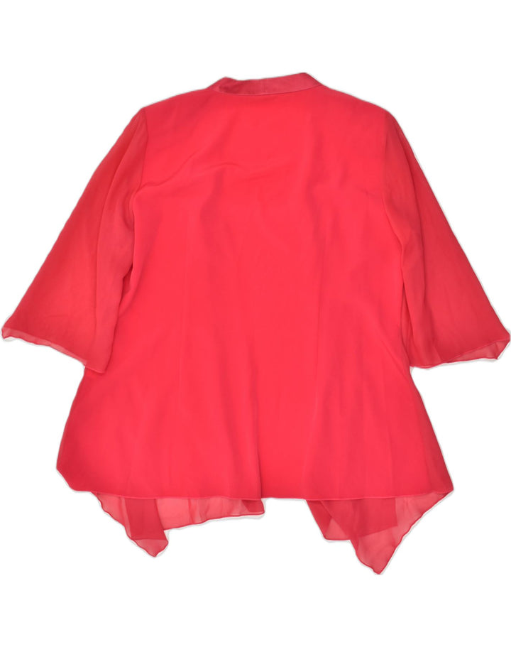 VINTAGE Womens Cardigan Top IT 50 XL Pink Polyester | Vintage Vintage | Thrift | Second-Hand Vintage | Used Clothing | Messina Hembry 