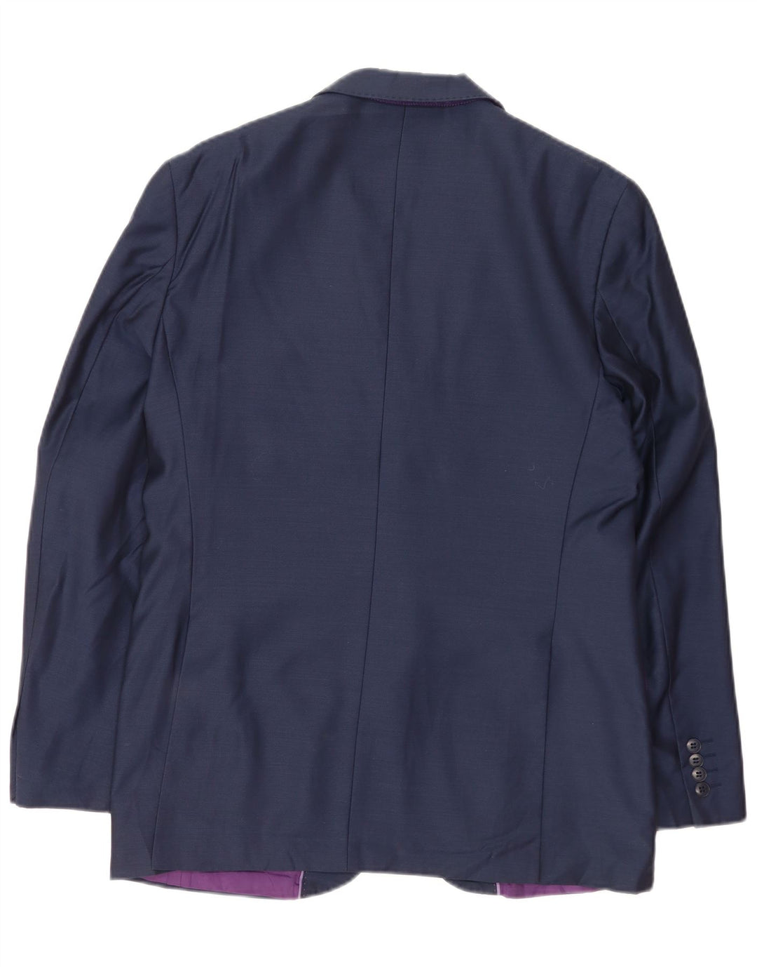 Marks & Spencer Herren-Blazer mit 2 Knöpfen, UK 40, große marineblaue Wolle