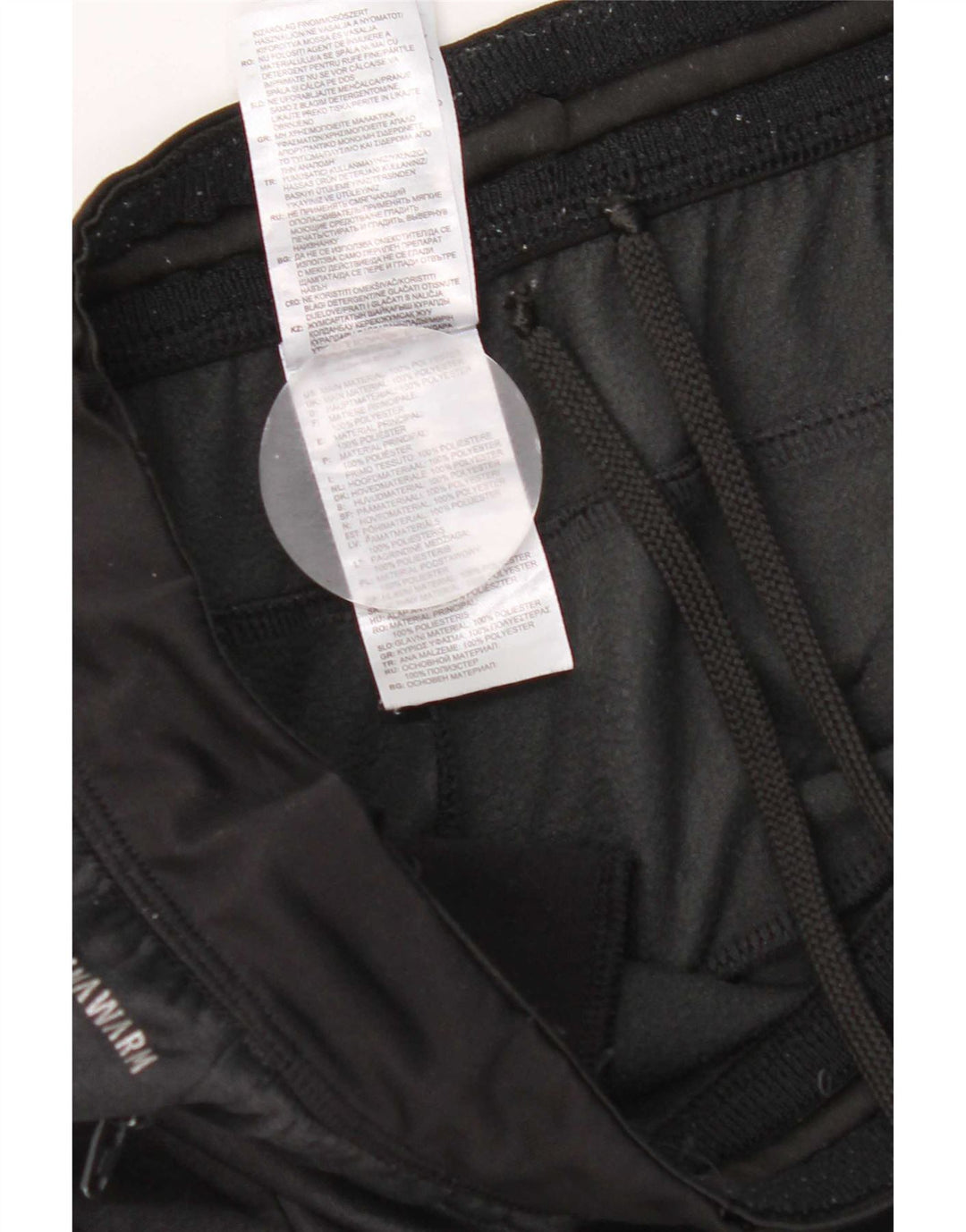Adidas Herren Climawarm Trainingshose, groß, aus schwarzem Polyester