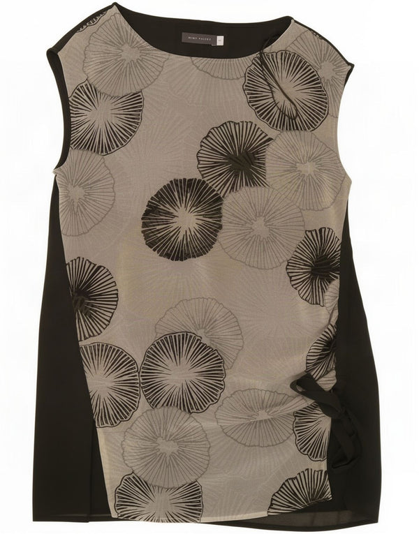 MINT VELVET Ärmelloses Etuikleid für Damen, Gr. 10, Größe S, Schwarz, Blumenmuster