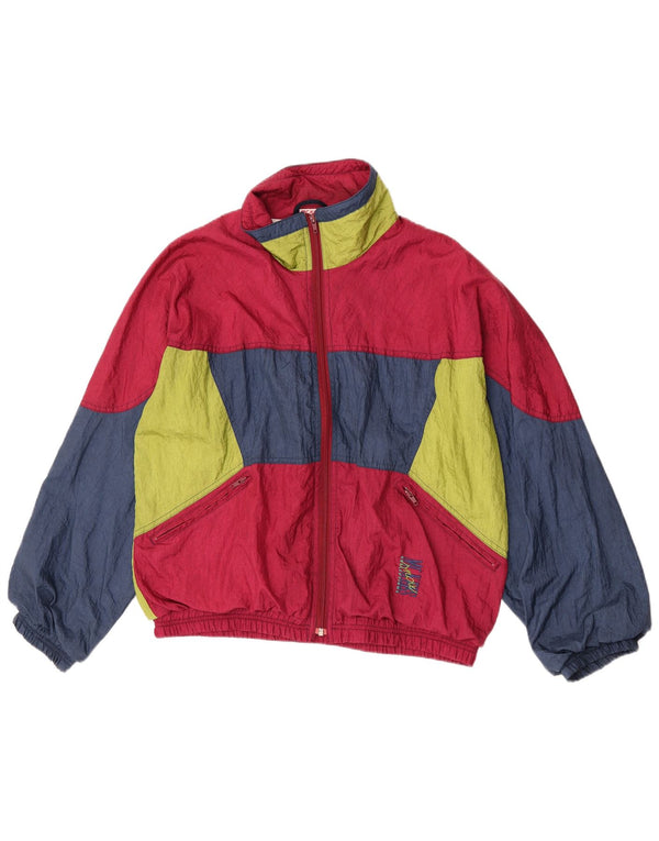 MC Kee's Mens Tracksuit Top Jacket Small Multicoloured Colourblock