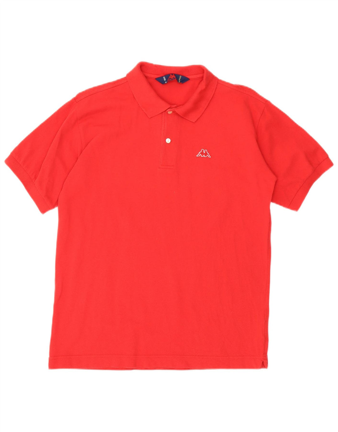 Kappa Herren-Poloshirt aus mittelroter Baumwolle