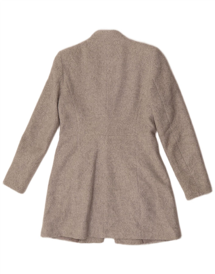 Zara Womens Open Overcoat UK 12 Mittelgrau