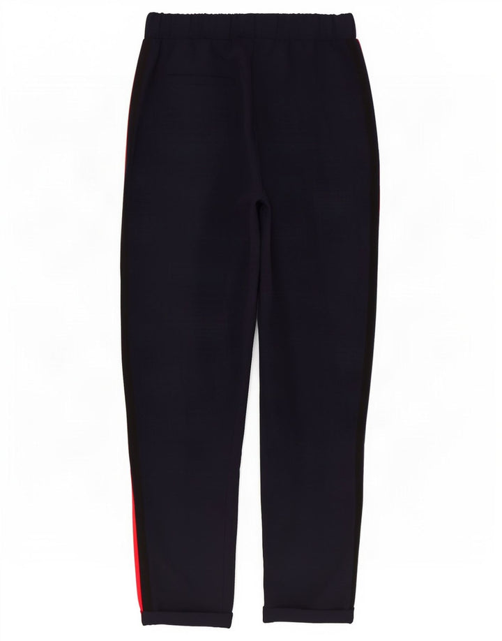 Gerade Freizeithose für Damen von Zara, Größe S, W26, L25, Marineblau, Polyester