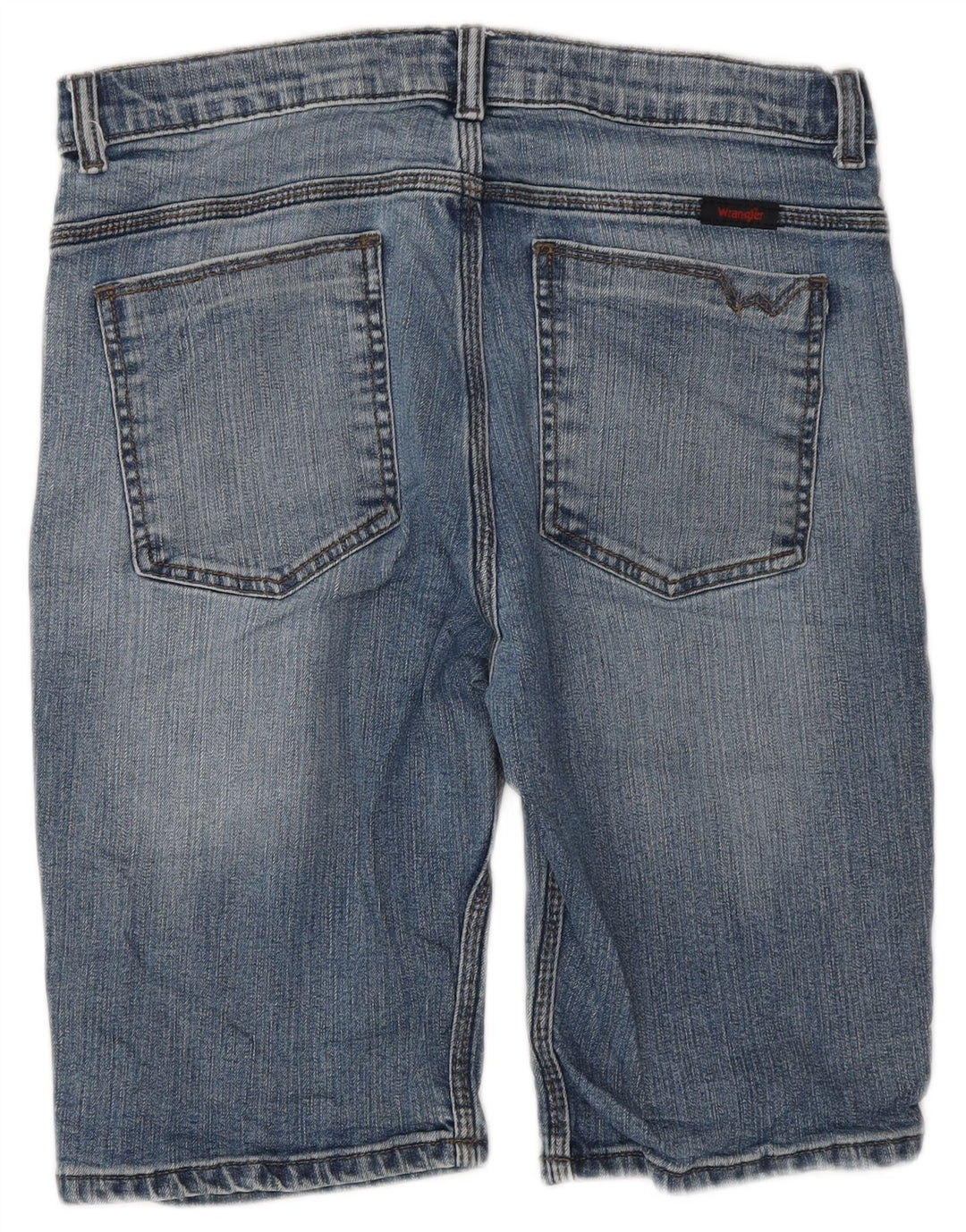Wrangler Damen Jeansshorts W30 Mittelblau