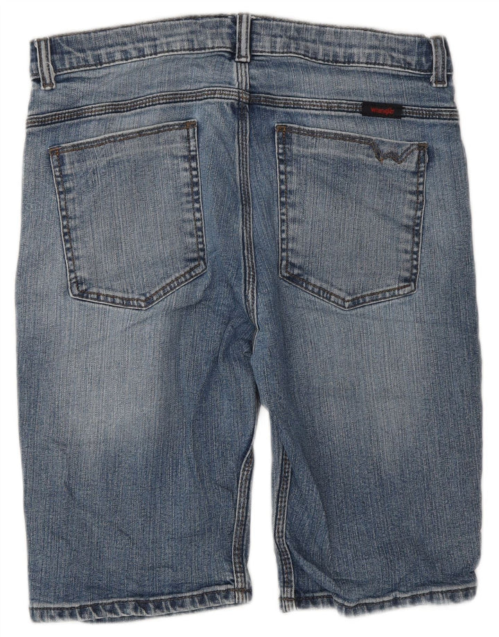 Wrangler Damen Jeansshorts W30 Mittelblau