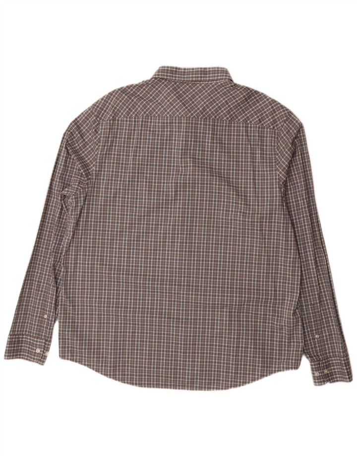 PENGUIN Herren Heritage Slim Fit Hemd 2XL grau karierte Baumwolle