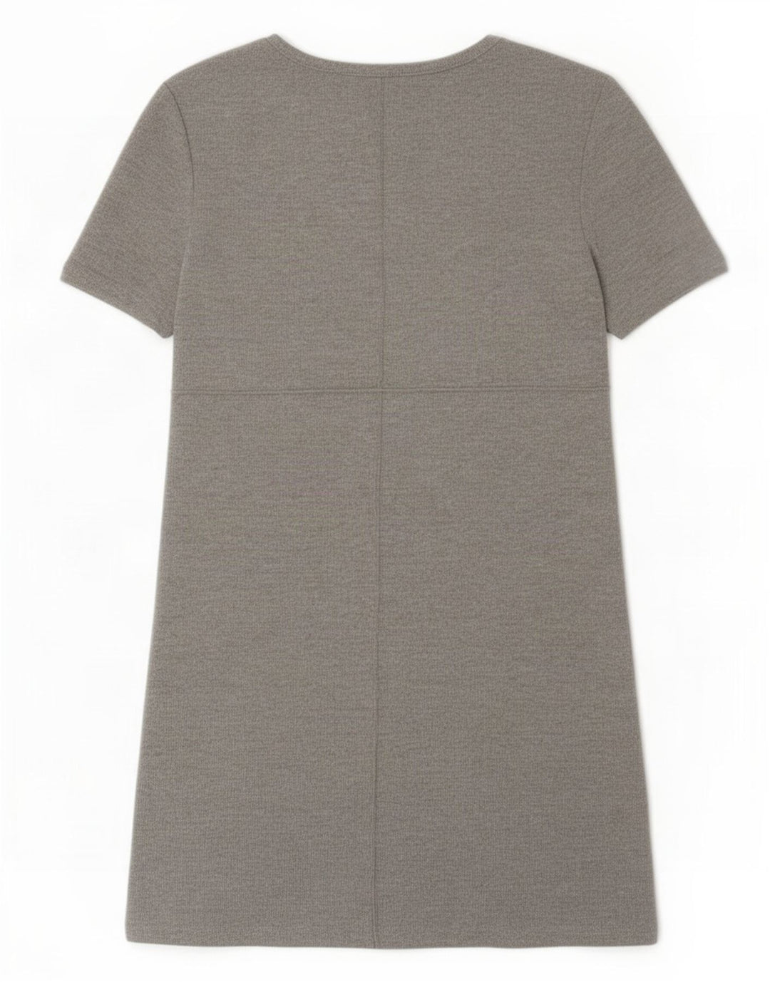 Zara Damen Basic Kleid UK 8 Small Grau Polyester