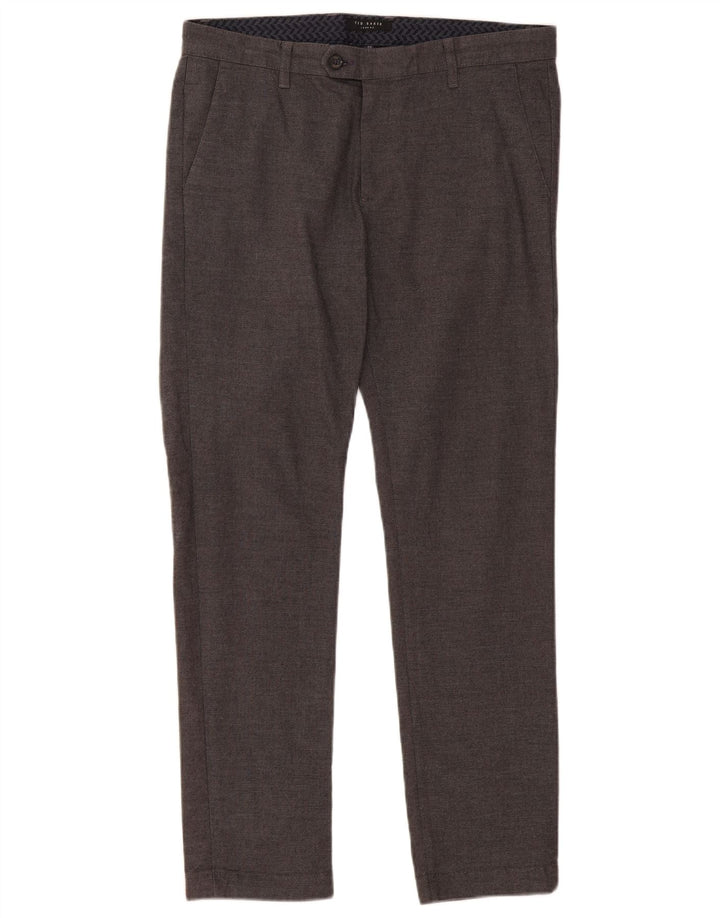 Ted Baker Slim-Anzughose für Herren, W34, L31, Grau