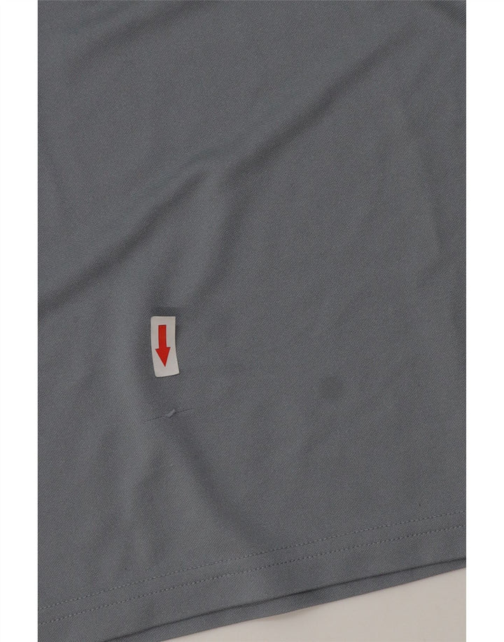 Adidas Herren Climalite T-Shirt Top Small Grau Polyester