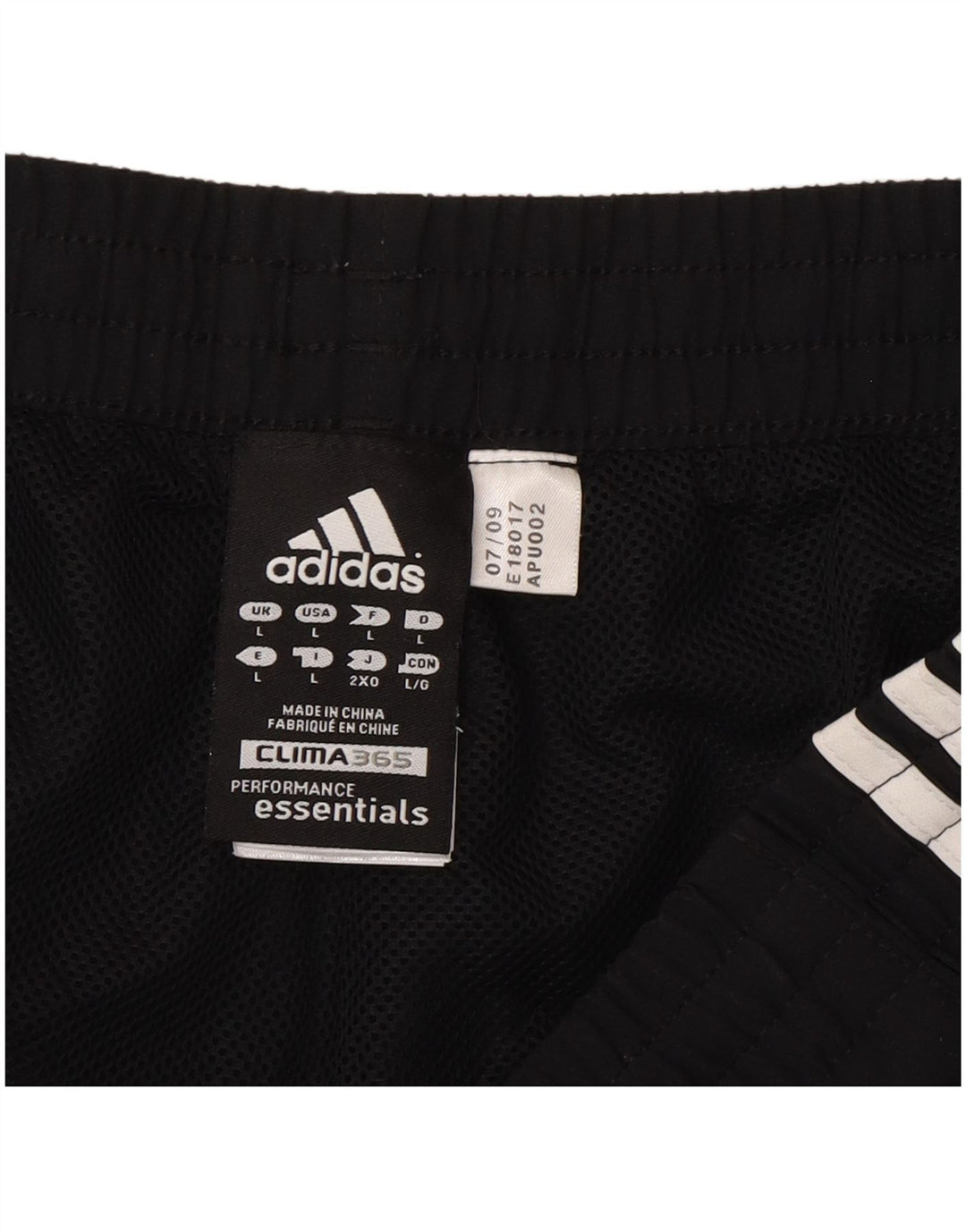 Adidas Herren Sport Shorts Large Schwarz Polyester Sport