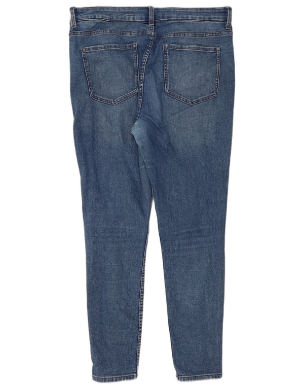 Marks & Spencer Damen The Ivy Skinny Jeans UK 16 Large W34 L28 Blaue Baumwolle