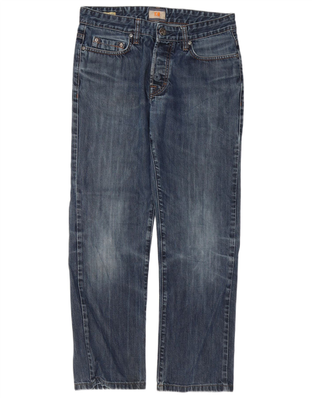 Hugo Boss Herren Straight Jeans W32 L30 Blau