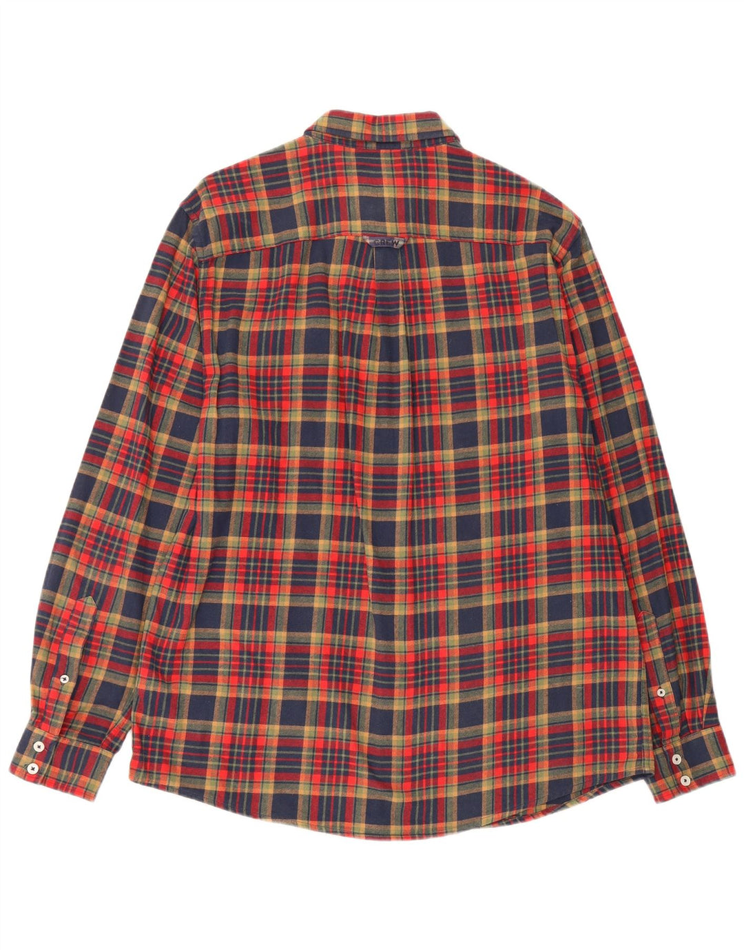 Crew Clothing Herren-Flanellhemd mit klassischer Passform, großes, mehrfarbiges Karomuster