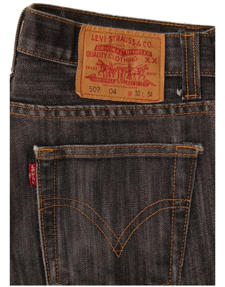 Levi's Damen 507 Bootcut Jeans W30 L34 Grau meliert