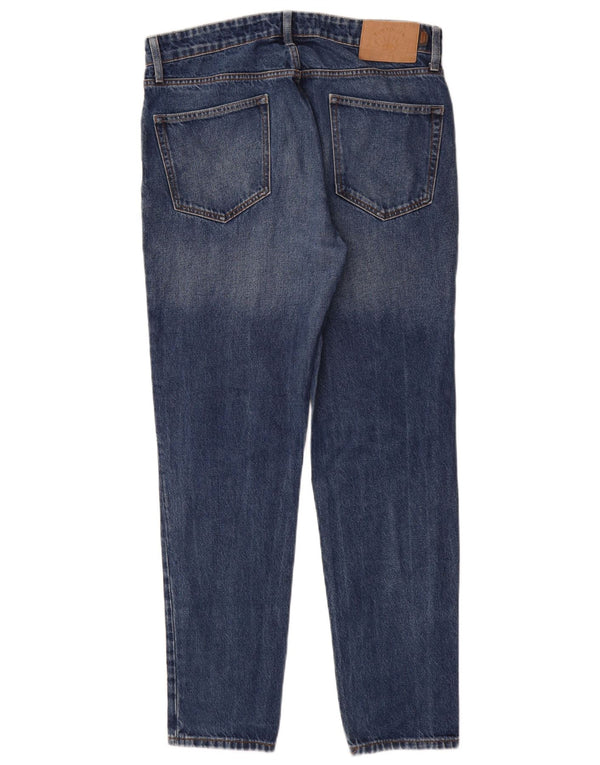 SUPERDRY Herren Tapered Jeans W32 L32 Blaue Baumwolle