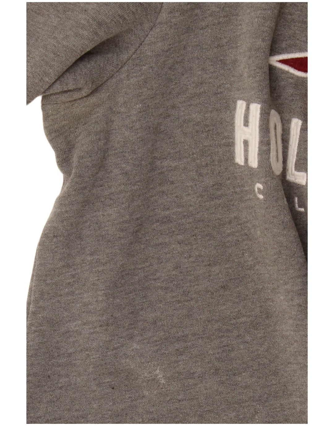 Hollister Herren-Sweatshirt mit Grafik, Größe S, Grau, Baumwolle