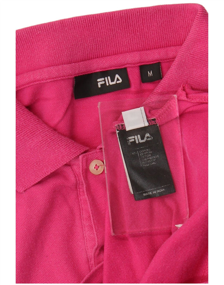 FILA Herren Poloshirt mittelrosa Baumwolle