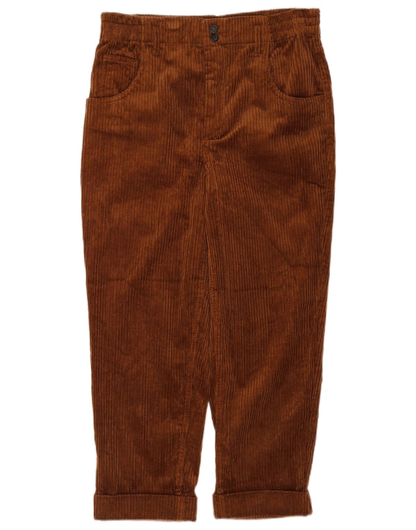 Zara Damen Crop Cordhose Medium W28 L24 Braun