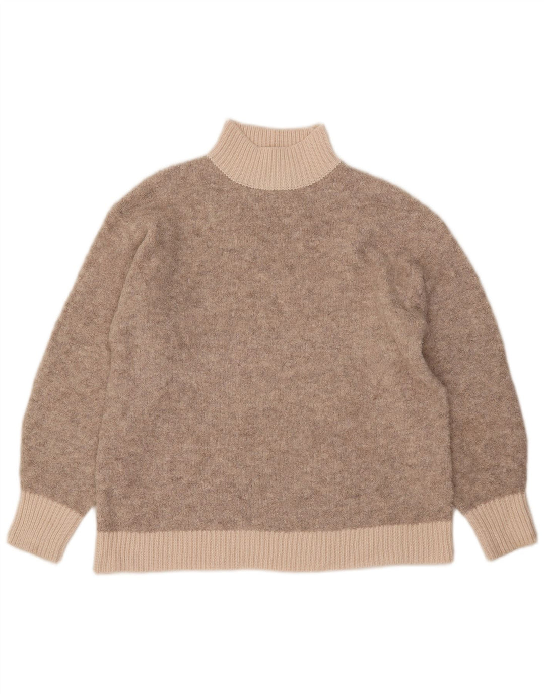 Marks & Spencer Rollkragenpullover für Damen, Gr. 14, Mittelbeige