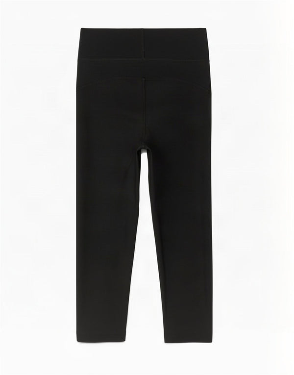 Under Armour Damen Heat Gear Capri Leggings UK 8 Small Schwarz Polyester