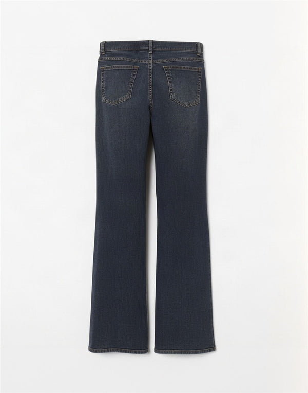 Marks & Spencer Damen Bootcut-Jeans UK 16 Large W34 L31 Blaue Baumwolle